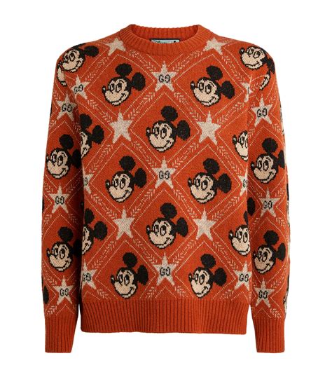 mickey christmas sweater gucci|mickey mouse Gucci belt price.